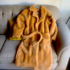 Carbon38 Belted Teddy Coat, NWT